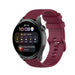 Correa silicona lujo Huawei Watch 3 (Pro) (rojo oscuro)