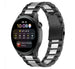 Correa acero Huawei Watch 3 (Pro) (negro/plata)