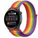 Correa nylon Huawei Watch 3 (Pro) (arcoíris)