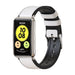 Correa híbrida cuero Huawei Watch Fit (blanco)
