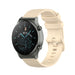Correa silicona lujo Huawei Watch GT 2 Pro (beige)