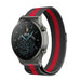 Correa milanese Huawei Watch GT 2 Pro (negro/rojo)