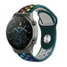 Correa deportiva Huawei Watch GT 2 Pro (verde pino/arcoíris)
