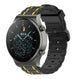 Correa deportiva con hebilla Huawei Watch GT 2 Pro (negro/amarillo)