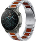 Correa madera/acero Huawei Watch GT 2 Pro (plata)