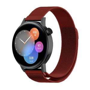 Correa milanesa Huawei Watch GT 3 42mm (rojo)