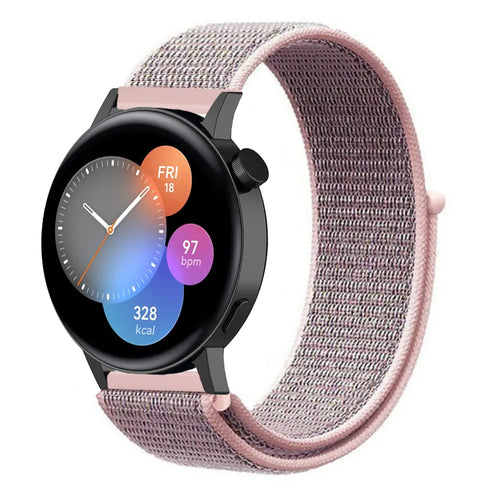 Nylon Strap, on a watch, 3/4 front view