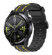 Huawei Watch GT 3 46mm Silicone Strap Tough (Black/Yellow)