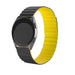 Correa silicona magnético Huawei Watch GT 3 46mm (negro/amarillo)