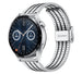 Correa acero inoxidable Huawei Watch GT 3 46mm (plateado/negro)