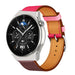 Correa cuero Huawei Watch GT 3 Pro 46mm (rosa/rojo marrón)