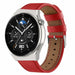 Correa cuero Huawei Watch GT 3 Pro 46mm (rojo)