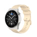 Huawei Watch GT 3 Pro 46mm Premium Silicone Strap (Beige)