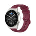 Correa silicona lujo Huawei Watch GT 3 Pro 46mm (granate)