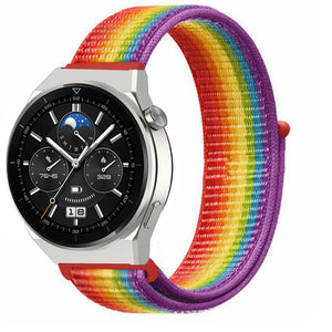 huawei-watch-gt-3-pro-46mm-nylon-bandje-regenboog