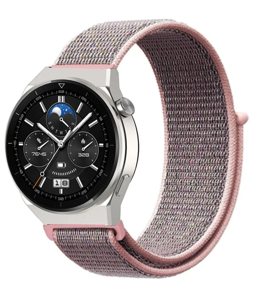 Nylon Strap, on a watch, 3/4 front view