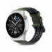 Correa silicona/cuero Huawei Watch GT 3 Pro 46mm (verde)