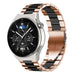 Correa acero Huawei Watch GT 3 Pro 46mm (oro rosa/negro)