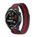 Correa milanesa Huawei Watch GT Runner (negro/rojo)