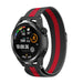 Correa milanesa Huawei Watch GT Runner (negro/rojo)