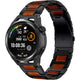 Correa madera/acero Huawei Watch GT Runner (negro)