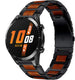 Correa madera/acero Huawei Watch GT 2 46mm (negro)