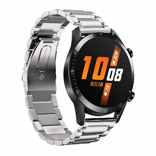 Correa acero Huawei Watch GT/GT 2 (plateada)