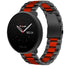 Correa acero Polar Ignite 2 (negro/rojo)