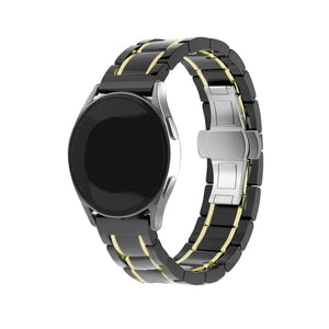 Correa acero y ceramica Amazfit Bip U (Pro) (negro/dorado)