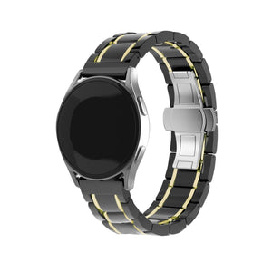 Correa acero y ceramica Amazfit GTS 4 (negro/dorado)
