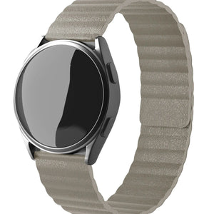 Amazfit GTS 4 Leather Loop Strap (Khaki)