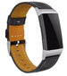 Correa cuero Fitbit Charge 4 (negro ajustado)