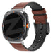Bandz Correa cuero híbrido con hebilla Samsung Galaxy Watch Ultra (marrón)