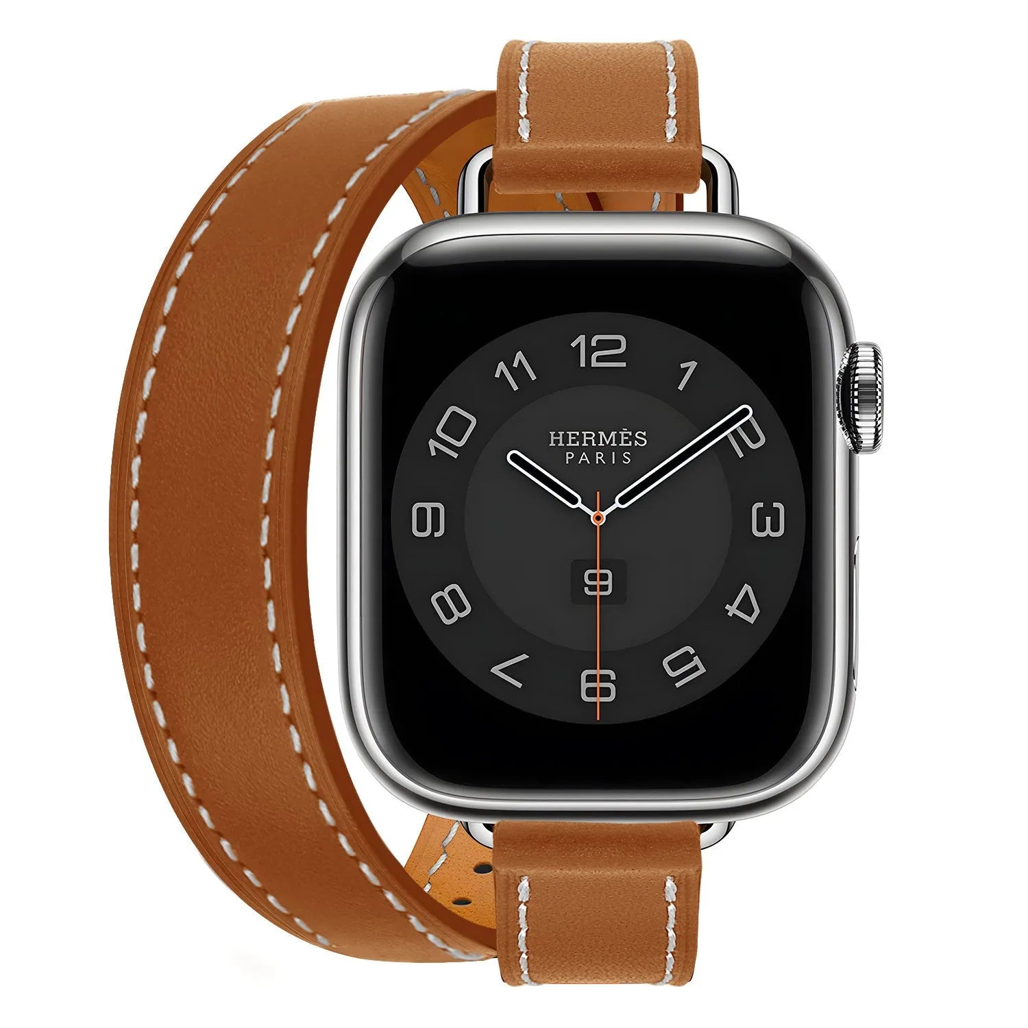 Correa cuero Double Tour Apple Watch (marrón claro)