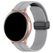 Correa silicona D-Buckle Samsung Galaxy Watch 3 45 mm (gris claro)