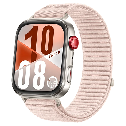 Huawei Watch Fit 4 Pro Nylon Wave Strap (Light Pink)