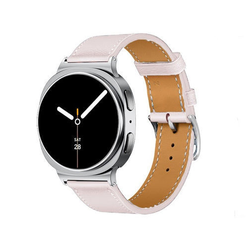Correa cuero clasico Samsung Galaxy Watch 8 Classic (rosa)