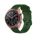 Samsung Galaxy Watch 3 41mm Premium Silicone Strap (Army Green)