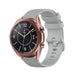 Correa silicona lujo Samsung Galaxy Watch 3 41mm (gris)