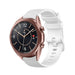 Correa silicona lujo Samsung Galaxy Watch 3 41mm (blanco)