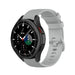 Correa silicona lujo Samsung Galaxy Watch 4 Classic 46mm (gris)