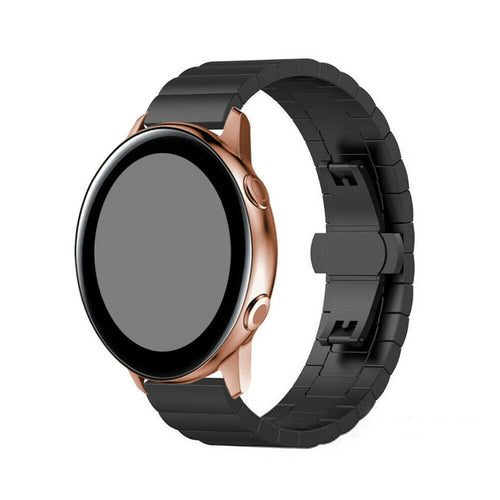 Correa acero con eslabones Garmin Forerunner 255s (negro)