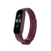 Correa silicona Xiaomi Mi Band 5 (rojo vino)