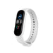 Correa silicona Xiaomi Mi Band 6 (blanco)