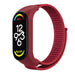 Correa nylon Xiaomi Mi Band 7 (rojo)