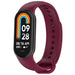 Correa silicona Xiaomi Smart Band 10 (bordeos)
