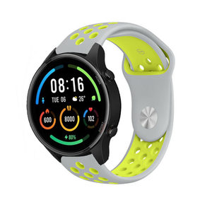mi-watch-sport-bandje-grijs-geel