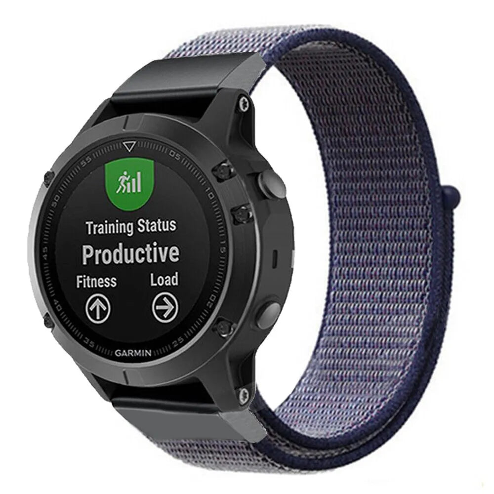 Correa nylon Garmin D2 Mach 2 - 51mm (azul)