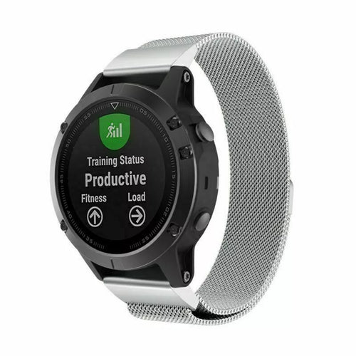 Garmin Forerunner 935 Milanese Strap (Silver)