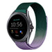 Correa milanesa Fossil Gen 5e 44mm (morado/verde)